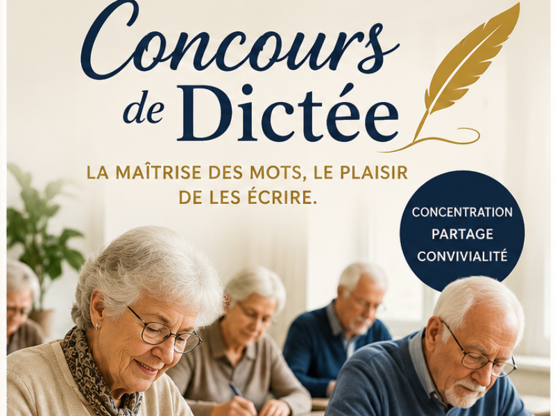 Concours de dictée départemental