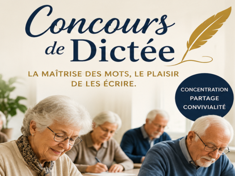 Concours de dictée départemental