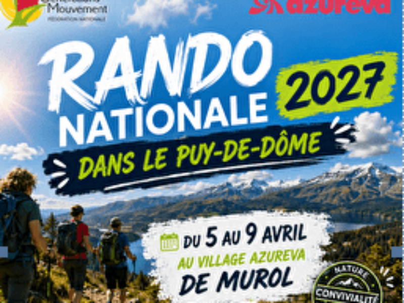 Rando national 2027 Murol Puy-de-Dôme